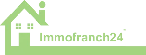 Logo der Immofranch24 GmbH mit grünem Haus-Symbol und Schriftzug